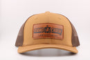 Bang-A-Chain Leather Patch Hats-1