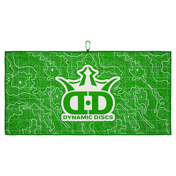 Buy green Dynamic Discs Microfiber Waffle Towel