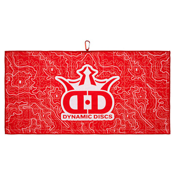 Buy red Dynamic Discs Microfiber Waffle Towel